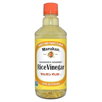 Marukan Seasoned Gourmet Rice Vinegar for Sushi & Cooking, Seasoned Rice Vinegar 24 fl oz