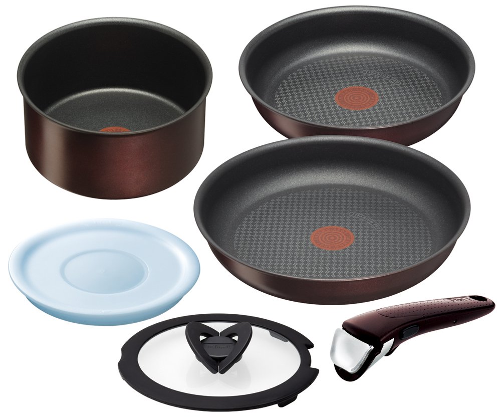 ティファール 「インジニオ・ネオ」 IH ロゼブラウン 24cm L32690 ティファール インジニオ ネオIHロゼブラウン セット6