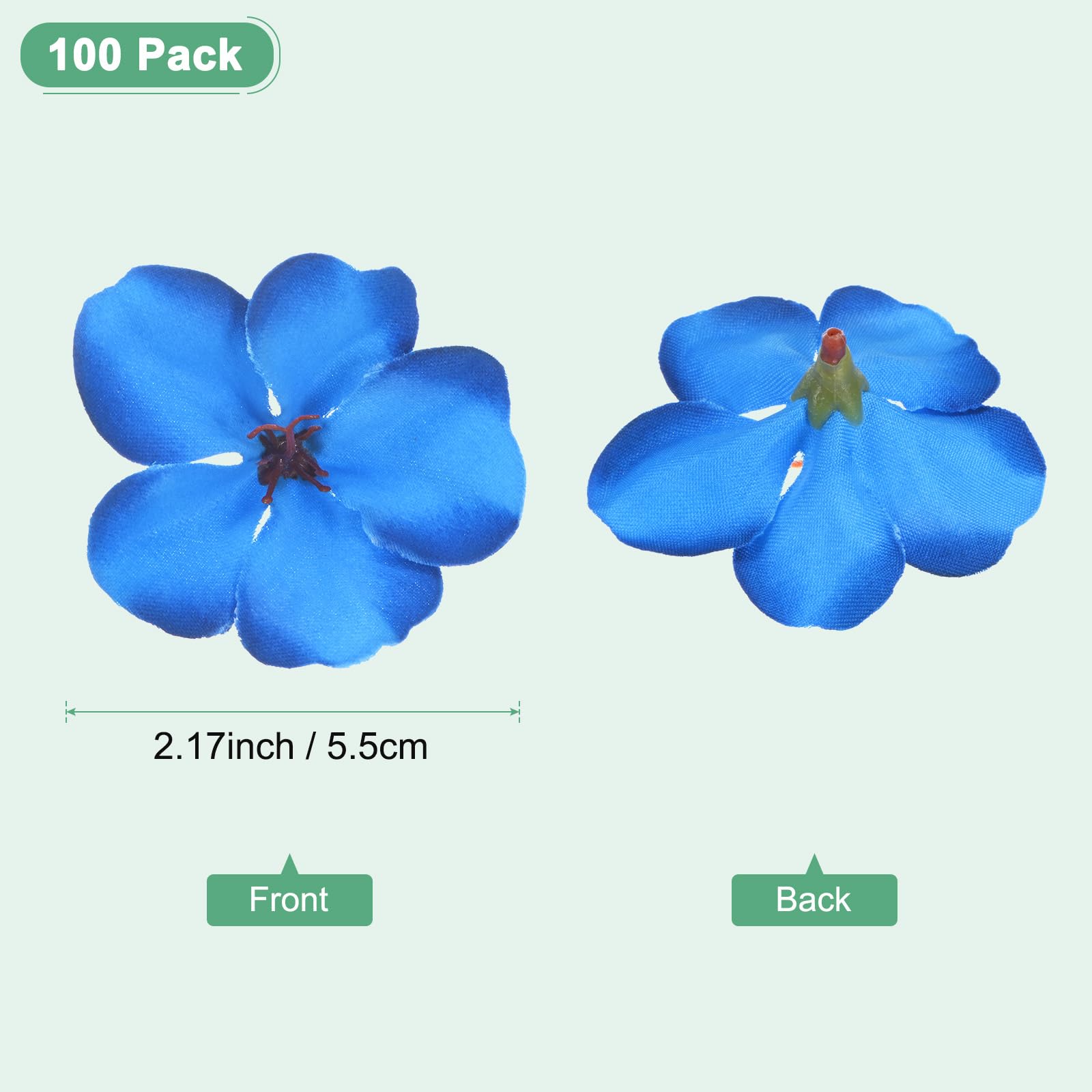 M METERXITY 100-Pack Artificial Orchid Flower Heads - Image 3