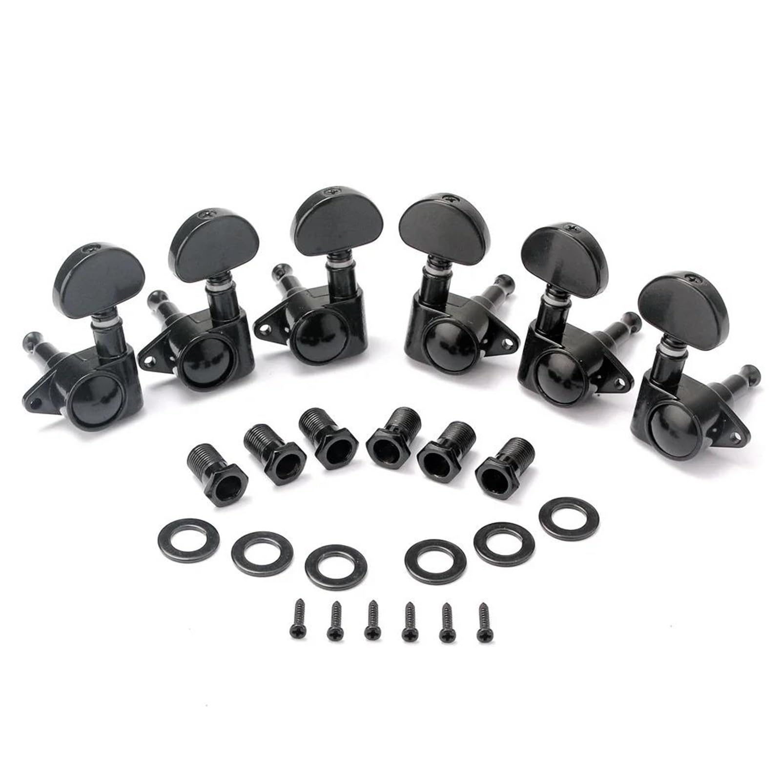 Durable Guitarra Clavijas De Afinación Clavijas De Afinación Guitarra 3R 3L Afinadores Cuerdas Cabezales Máquina Accesorios Para Instrumentos Musicales