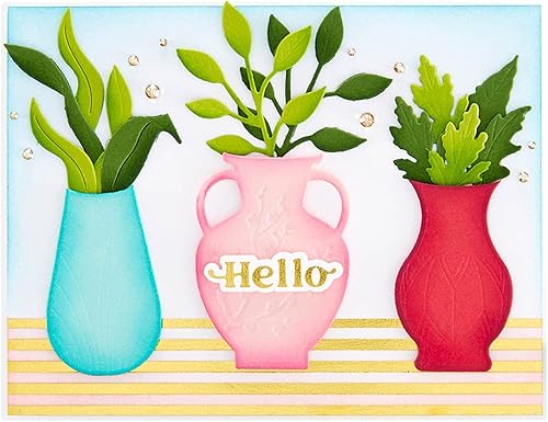 Miniatura 8 de Spellbinders Jarrones de cerámica de Simon Hurley troquelados, metal