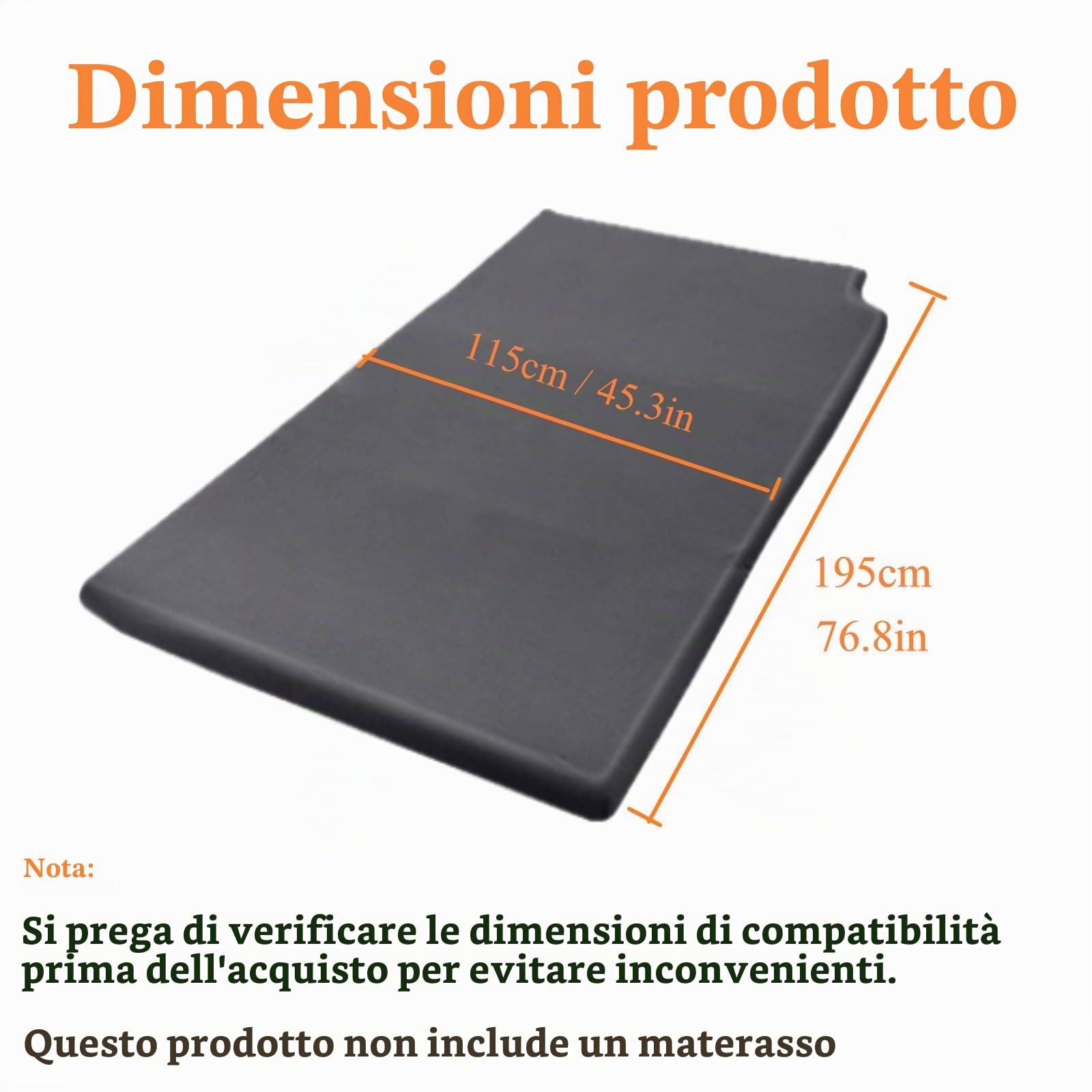 Lenzuola Camper per VW T5 T6 T6.1 Ocean Letto Pieghevole | Morbido, Bordo Elastico a 360°, Grigio, Coprimaterasso, Fodera Protettiva per Letto Camper