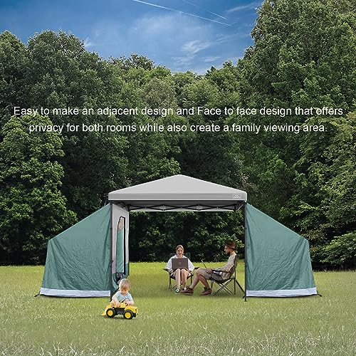 Image of KAMPKEEPER Side Tent,1 /2 Person Camping Tent for 10' x 10' Pop Up Canopy