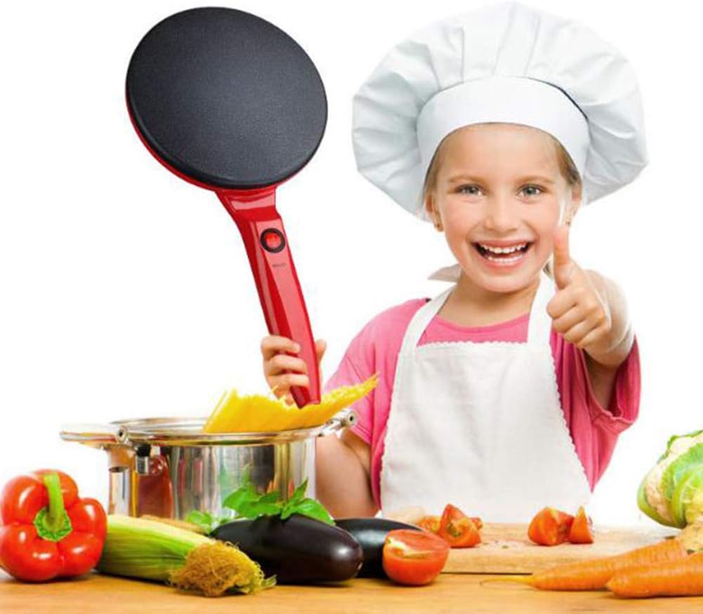 Crepe Maker Professional Electric Mini Deluxe Round Non Stick Hotplate