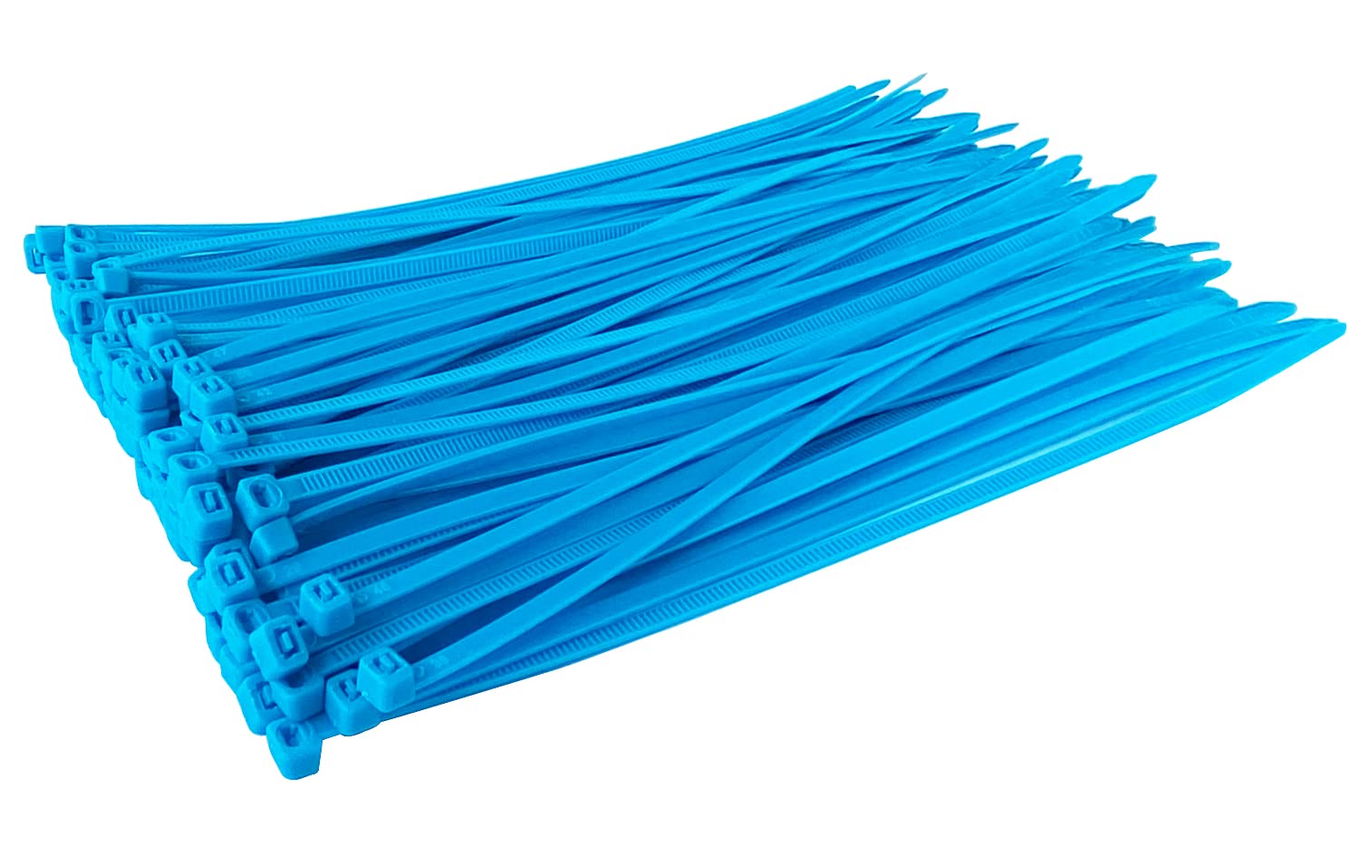 Blue Garden Zip Ties 8 Inch 3.6MM 100 Pack Self Locking Nylon Cable Ties Plastic Wire Ties