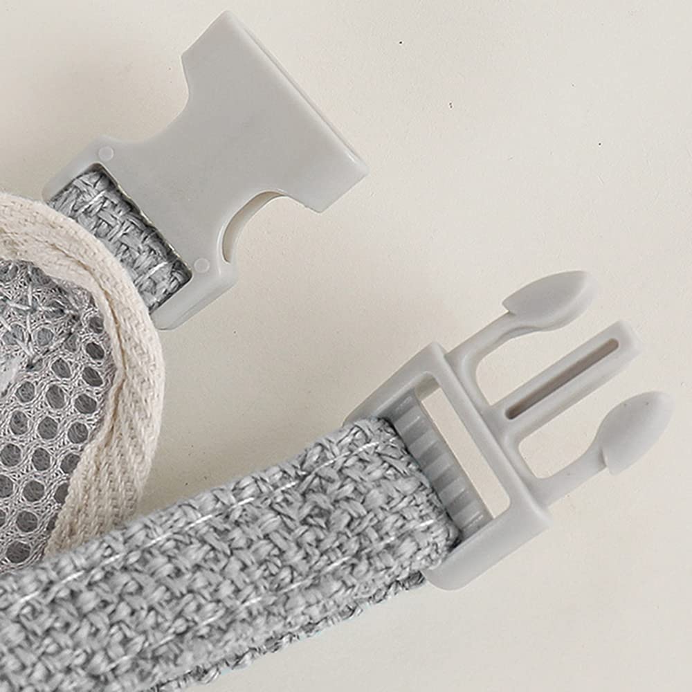 Harnais pour Lapins, Laisse Réglable pour Lapins, Harnais de Lapin Accessoire pour Lapin, Chat, Petit Animal, 27 à 35 cm, 1,20 m
