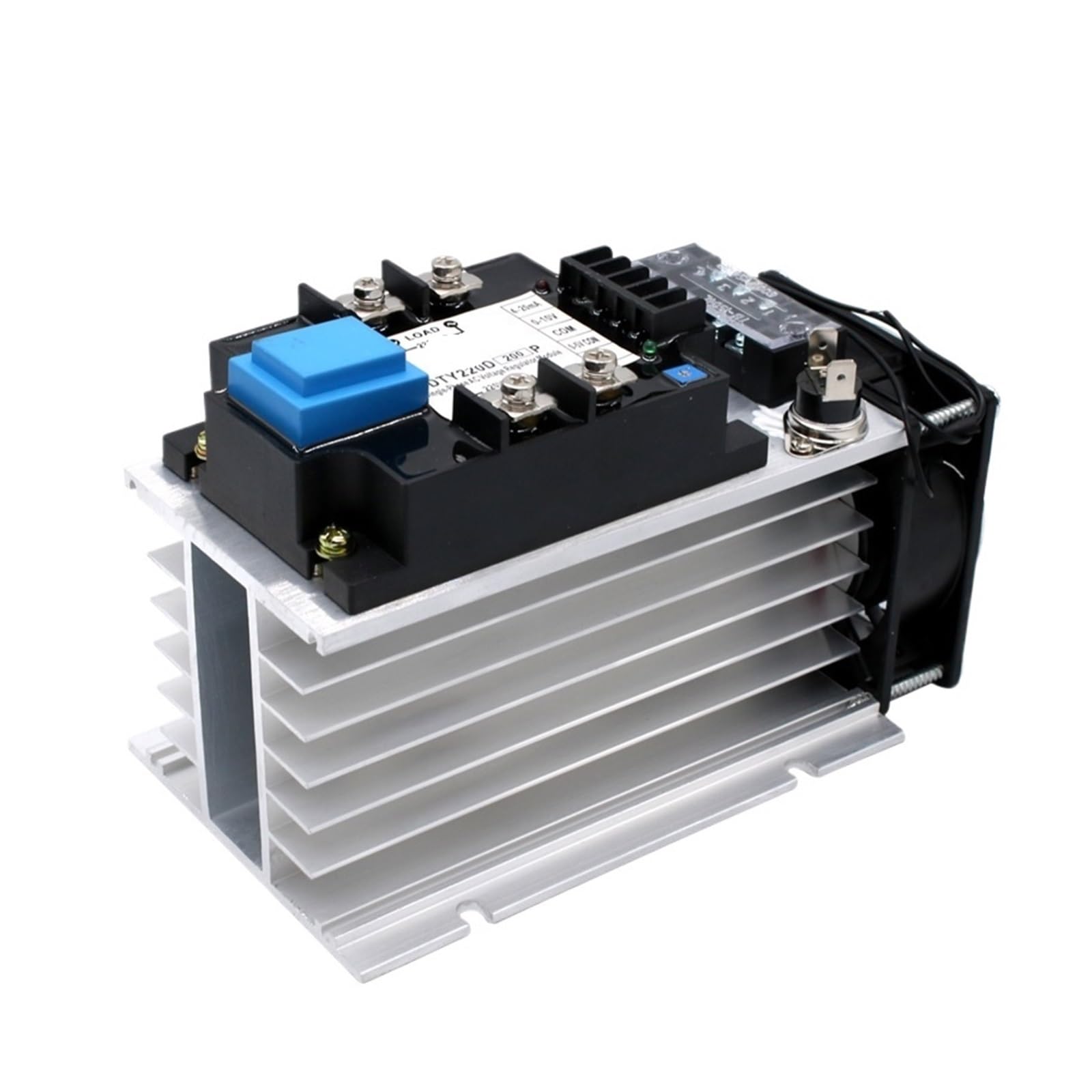 BALYDLUL 220V 380V Single Phase Voltage Regulator Relay With Heat Sink 150A 180A 200A(180A,380V)