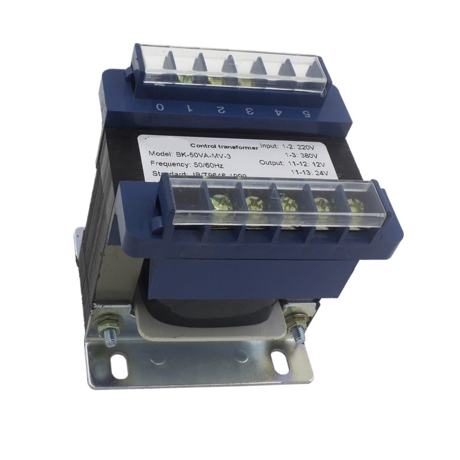 Trasformatore di controllo for macchine utensili, BK-50VA 380 da 220 V a 12/24/110/220 V uscita Trasformatore di isolamento monofase da 50 W