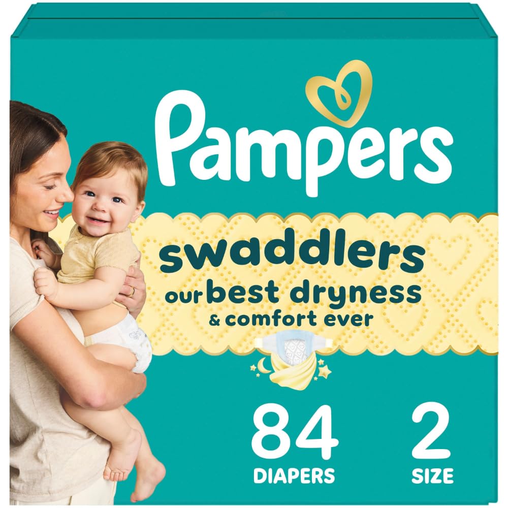 Pampers Swaddlers Newborn Diaper Size 2 84 Count