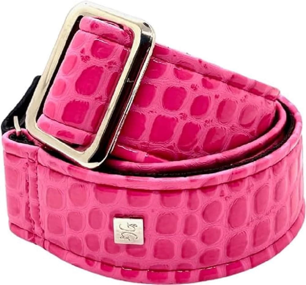 Sangle courroie Guitare/Basse GET'M GET'M - Aussie Gator Collection - Bubble Pink
