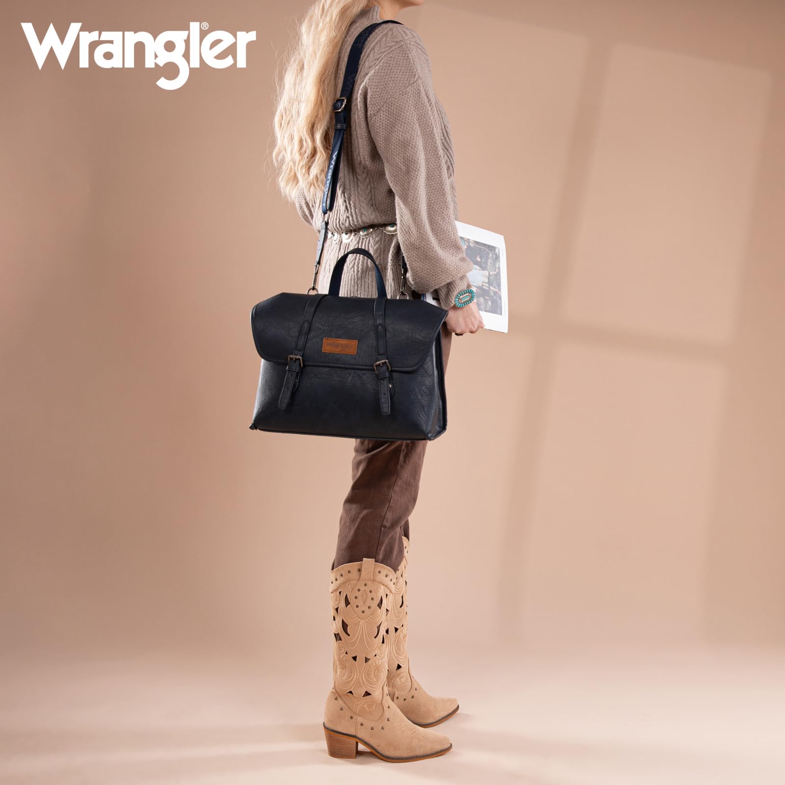 Montana West Wrangler, zaino convertibile da donna, borsa messenger, borsa da lavoro per lavoro, viaggi, ufficio