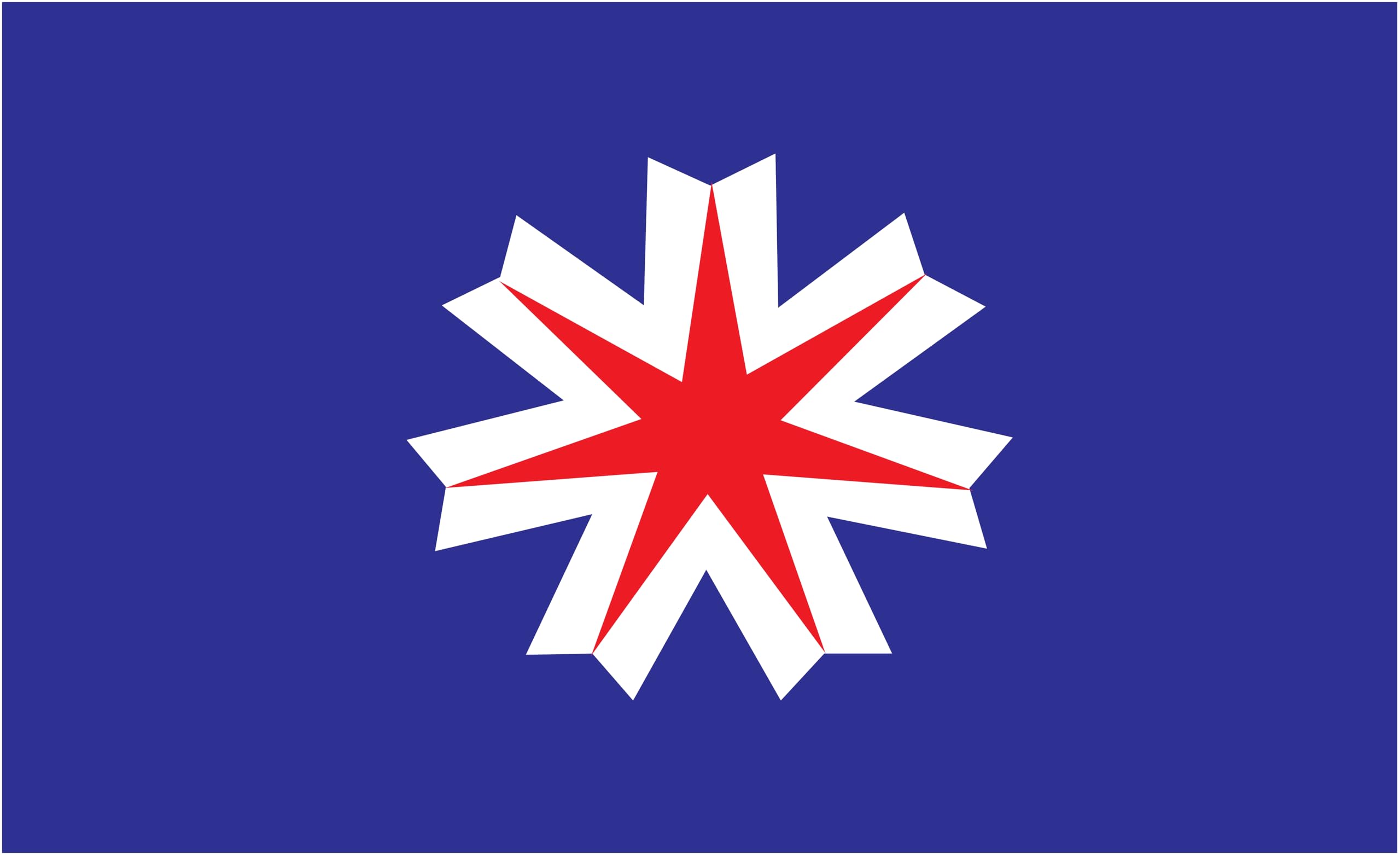 Drapeau Hokkaido pavillon japonais aux finitions soignées 150 x 90 cm