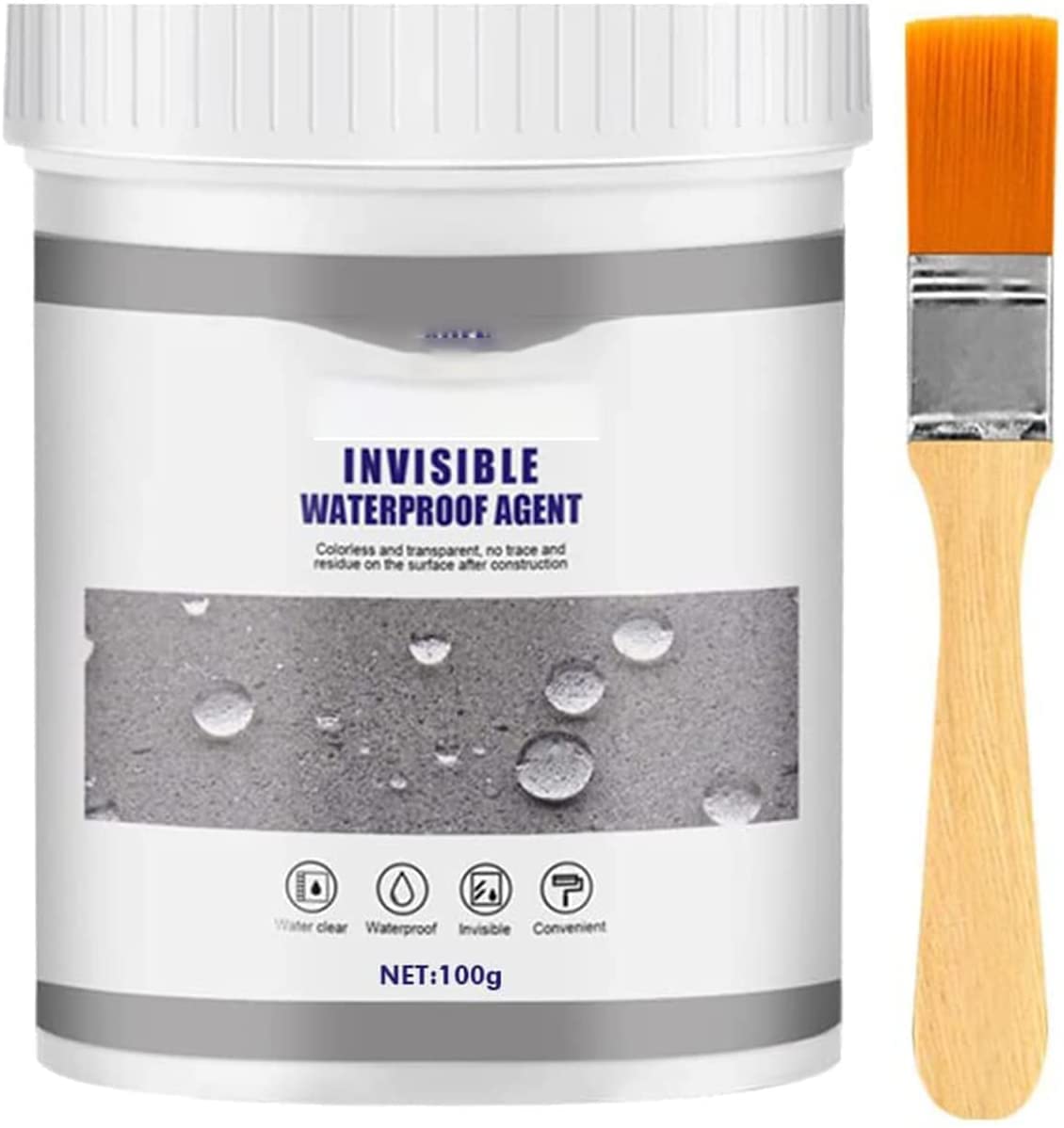 DingM Seafly Waterproof Insulation Sealant,Clear Waterproof Sealant, Outdoor Waterproof Sealant, Flexible and Durable Roof Sealant, Durable Weatherproof Sealant for Exterior, Seam Filler