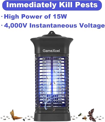 Miniatura 6 de Matamoscas eléctrico para matamoscas Zap, paquete de 2 y matamosquitos eléctrico para exteriores