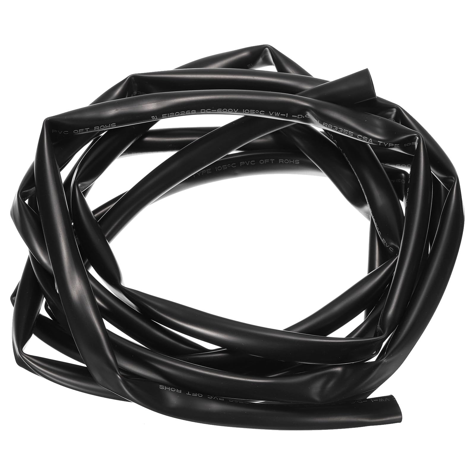 QUARKZMAN Transparante pvc-slang voor kabelommantelingen, binnendiameter 6 mm, lengte 10 poten ter bescherming van de kabels