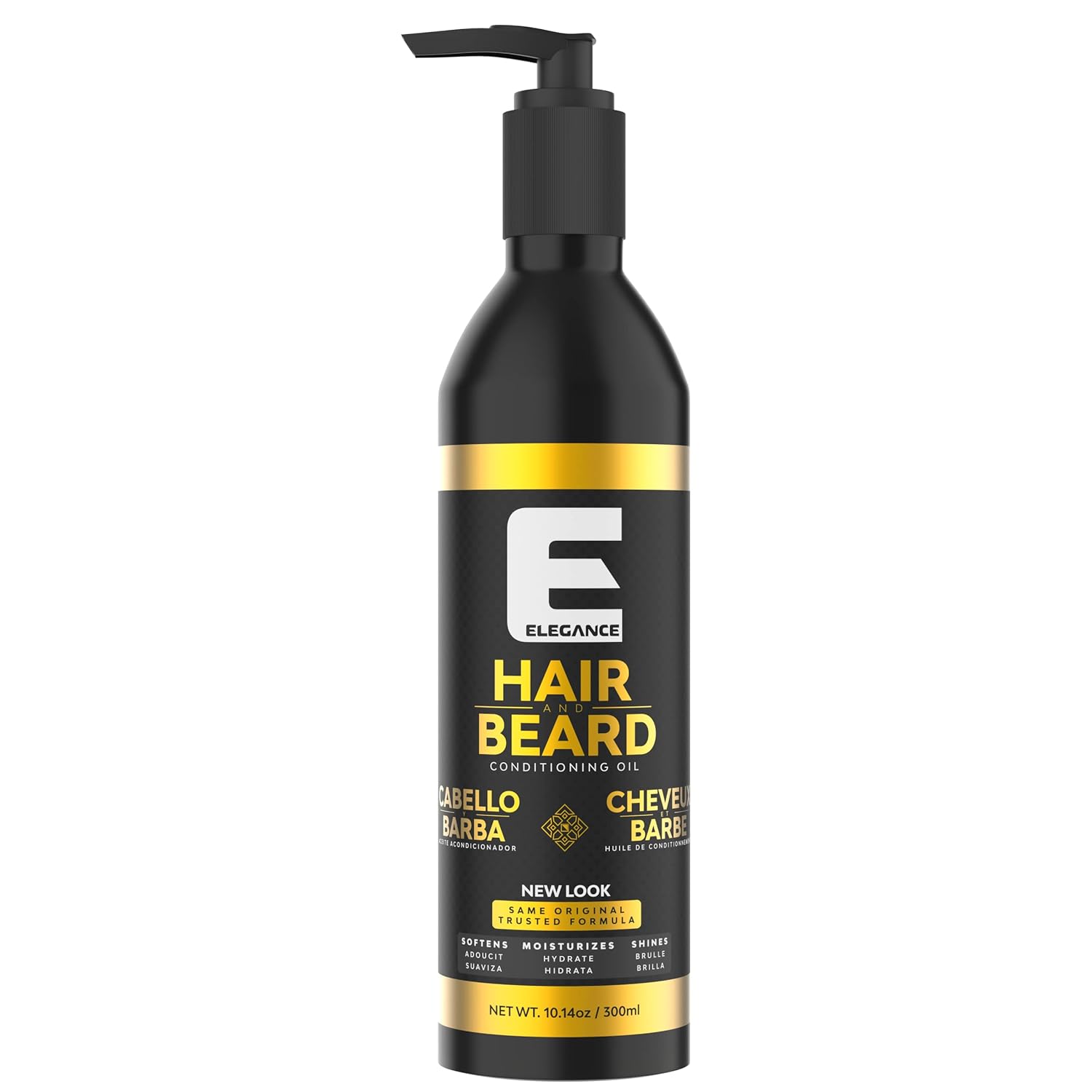 E Elegance Hair & Beard Conditioning Oil – Highly Moisturizing And Lightweight Beard Conditioner For Men, Great Smell, 3.38 Oz