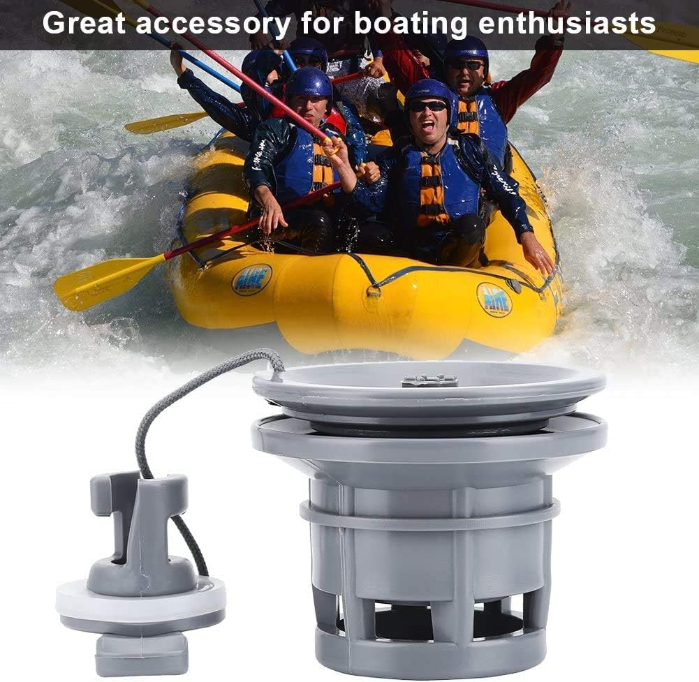 Tappi Aria universali a 6 scanalature Valvola Aria per Barca Kayak con Chiave, Tappo valvola Aria Gas a Doppia Tenuta Sostituzioni per gommone Zattera Gommone Kayak Canoa Zattere