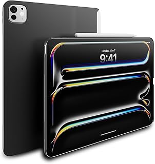MAGEASY CoverBuddy Lite Magic Keyboard Compatible Case for iPad Pro 11” (M5 2025 / M4 2024, 6th/5th Gen) iPad Case fits Magic Keyboard for iPad, Seamless Closure & Magnetic Pencil Holder (Black 1.2)