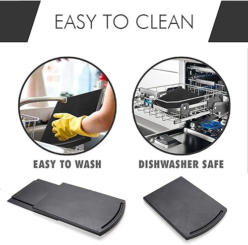 Miniatura 3 de Tapete deslizante para bandeja de café para debajo del gabinete cafetera tostadora encimera deslizador base deslizante con ruedas rodantes suaves 1