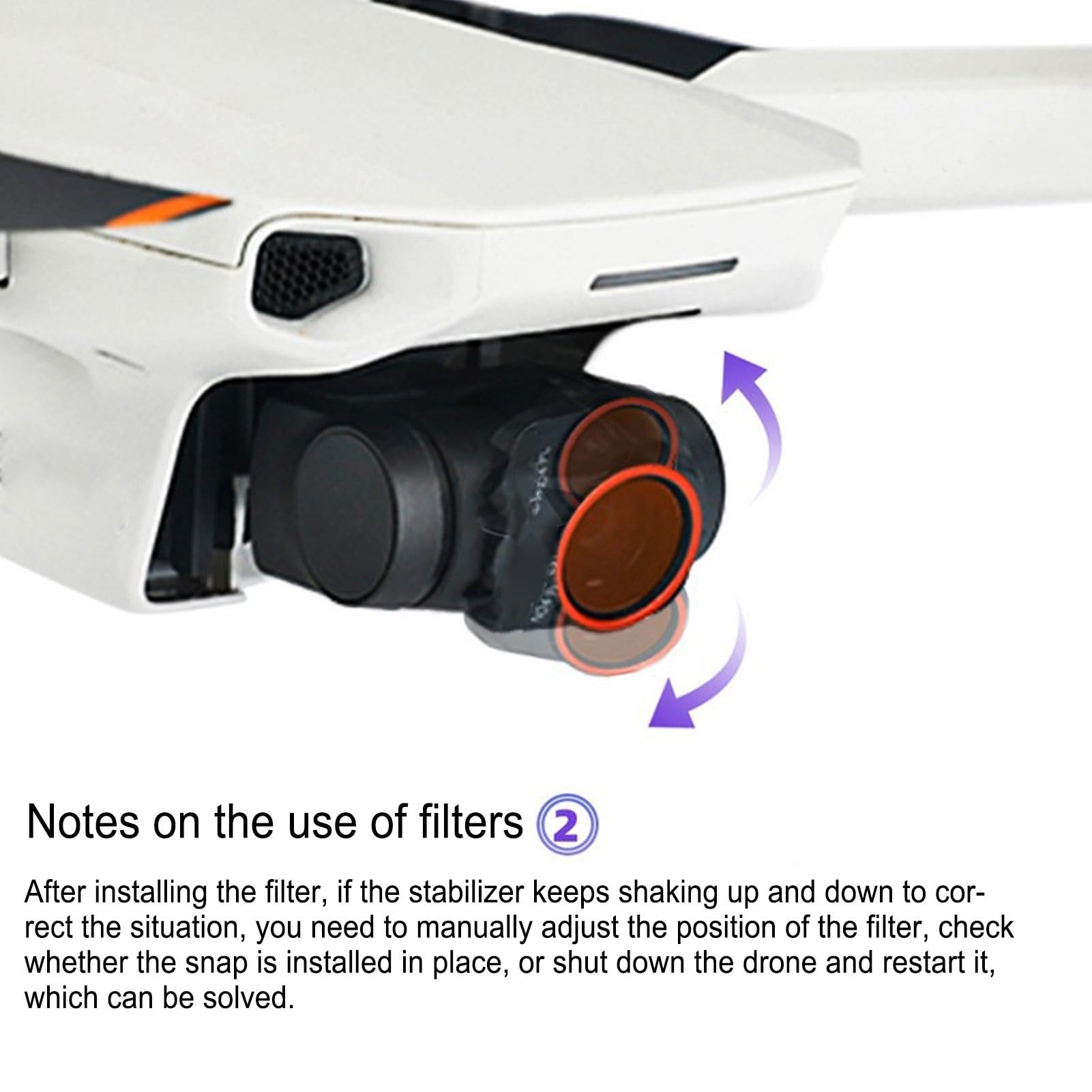 Set di Filtri CPL ND per 1 2 SE PC Drone in Vetro Ottico Filtro per Lenti a densità Neutra con Custodia Set di Filtri Versatile