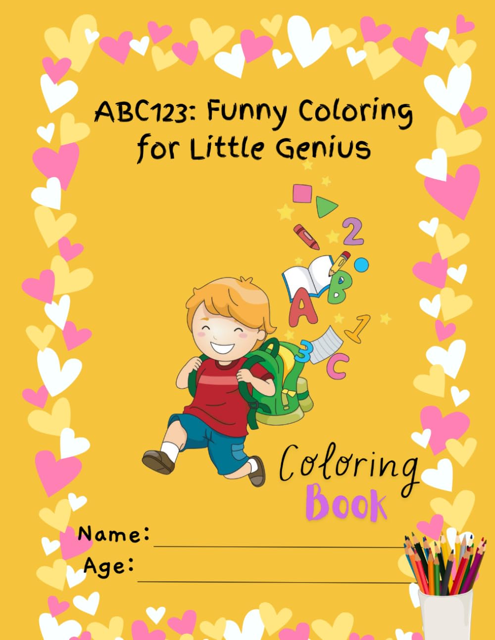 Abc123: Funny Coloring for Little Genius