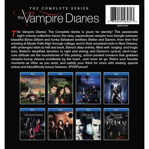 The Vampire Diaries: The Complete Series (Season 1-8 / 171 Episodes ) - [Blu-ray]