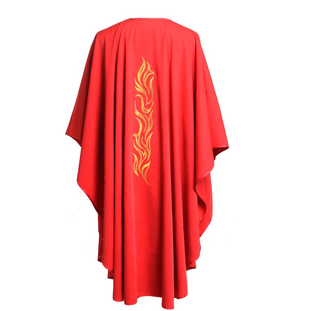 BLESSUME Priest Chasuble Bestickte Vestments Altar Mass Vestments Robe