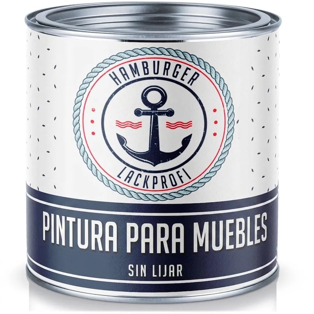 Pintura para muebles satinado marrón cobre RAL 8004 marrón Esmalte para muebles sin lijar madera y metal - interior y exterior (5 L) Hamburger Lack-Profi
