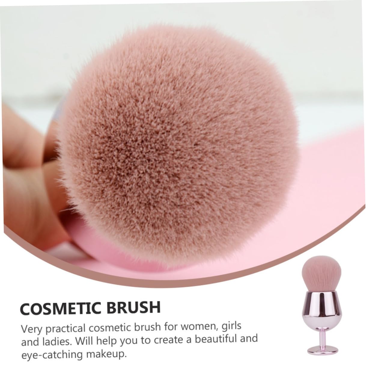MAGICLULU 3 Pezzi Pennello Per Il Trucco Blush Pennello Per Il Viso Per Sintetici Sciolti Morbido Setoso Non Perde Per Donne E Ragazze