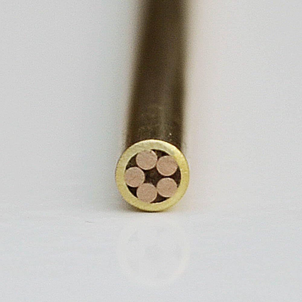 Mosaic Pin Pins Knife Handle Custom Knives Blank Blades Brass Copper Steel for Hunting Knives (1/8")