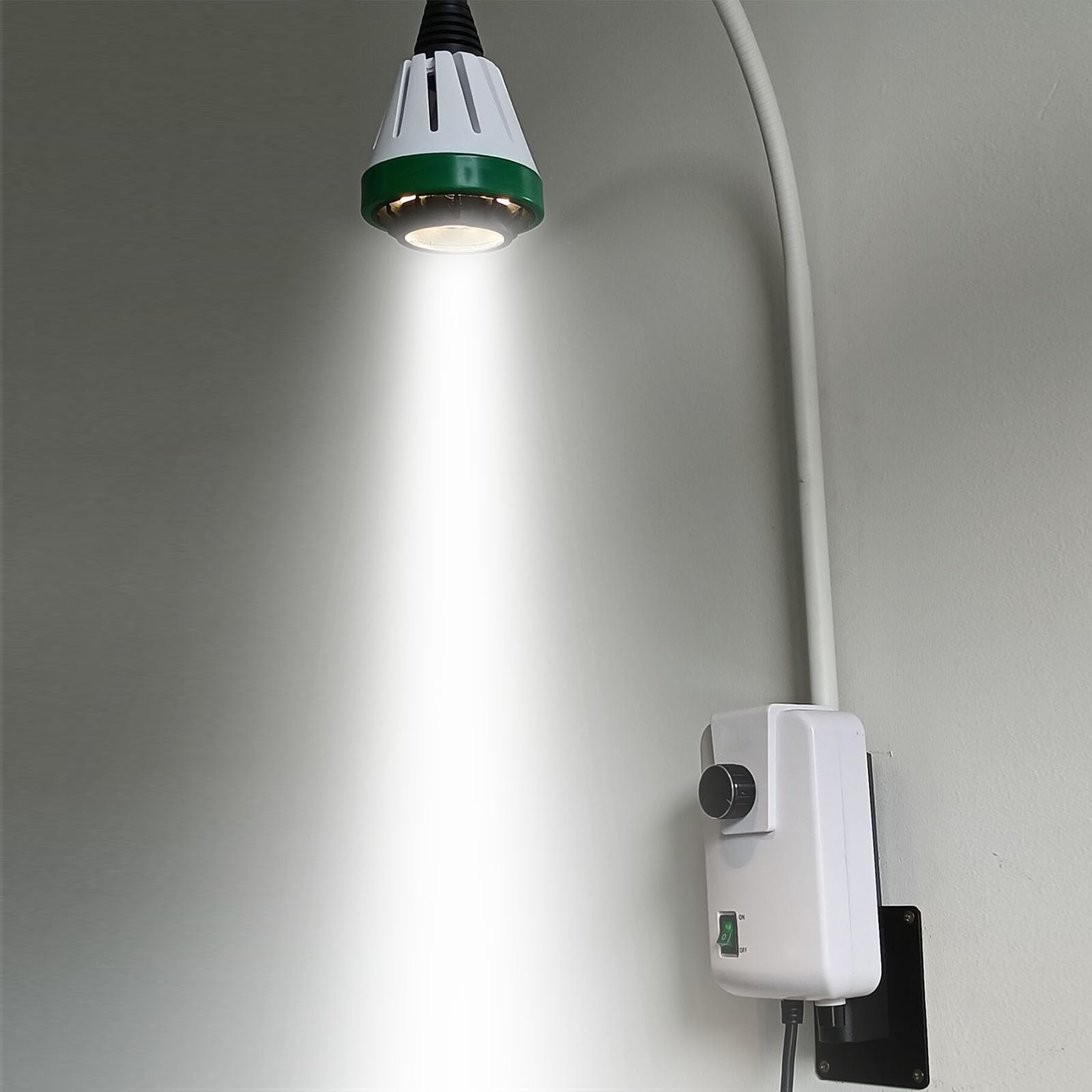 9 W Medizinische Untersuchungslampe, Wandmontierte Medizinische Untersuchungsleuchte, AC 90–240 V, LED-OP-Leuchte mit Einstellbarem Lichtfleck und Wandklemme, für Ambulante Dienste