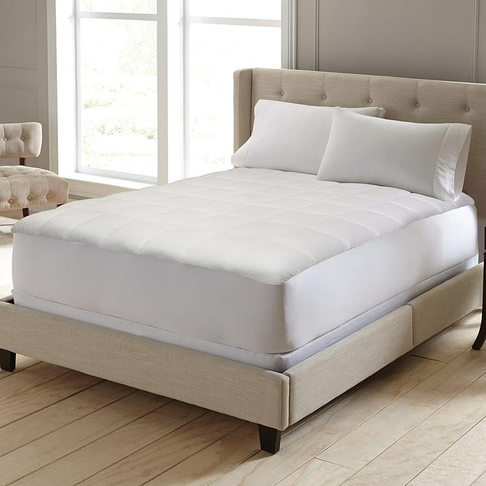 Wellrest Soft Defense Mattress Pad with NeverWet Technology, Waterproof & Stain Resistant, King