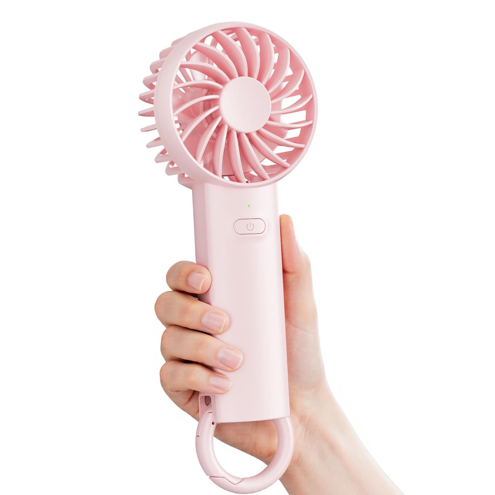 Ventilatore portatile portatile personale: regalo di compleanno per donne e ragazze, 3000 mAh, ventilatore portatile per 17 ore, cavo di tipo C, per elementi essenziali estivi, viaggi, vacanze al mare