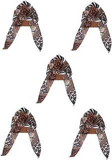 فوميز. 5 قطع من عصابات الرأس للعلاج الكيميائي للشعر للنساء، قبعات باندانا للنساء، اغطية راس للنساء، اغطية راس للنساء، وشاح راس كيمو قبعة صغيرة للمكياج وصالونات التجميل والمنتجعات الصحية، قبعات حريرية