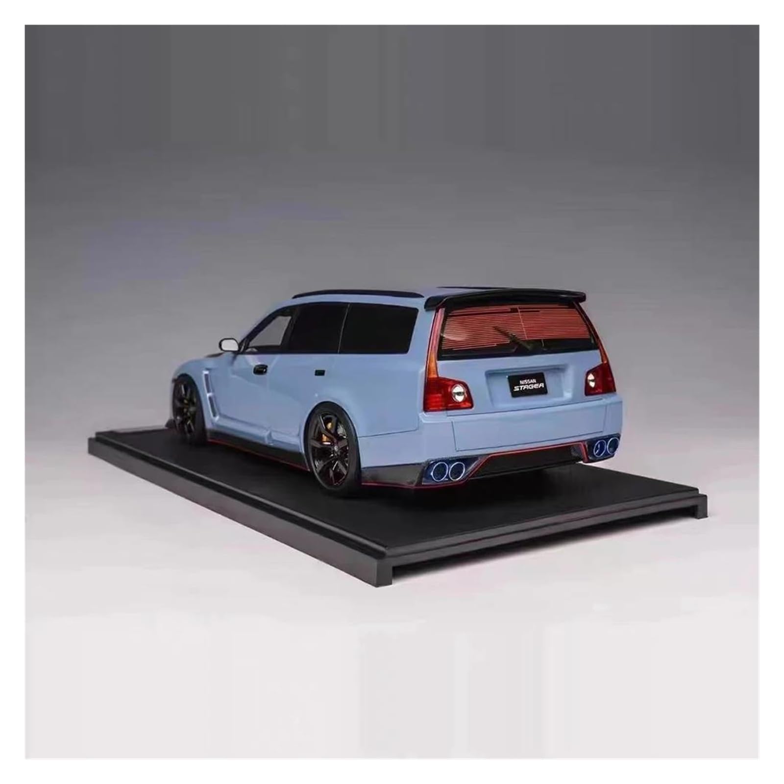 Metallo Scala Replica Modello Di Auto Statica In Resina Per Nissan Stagea R35 Versione Da Viaggio Scala 1 18 Collezione Hobby Souvenir Hobby Veicoli Giochi Set