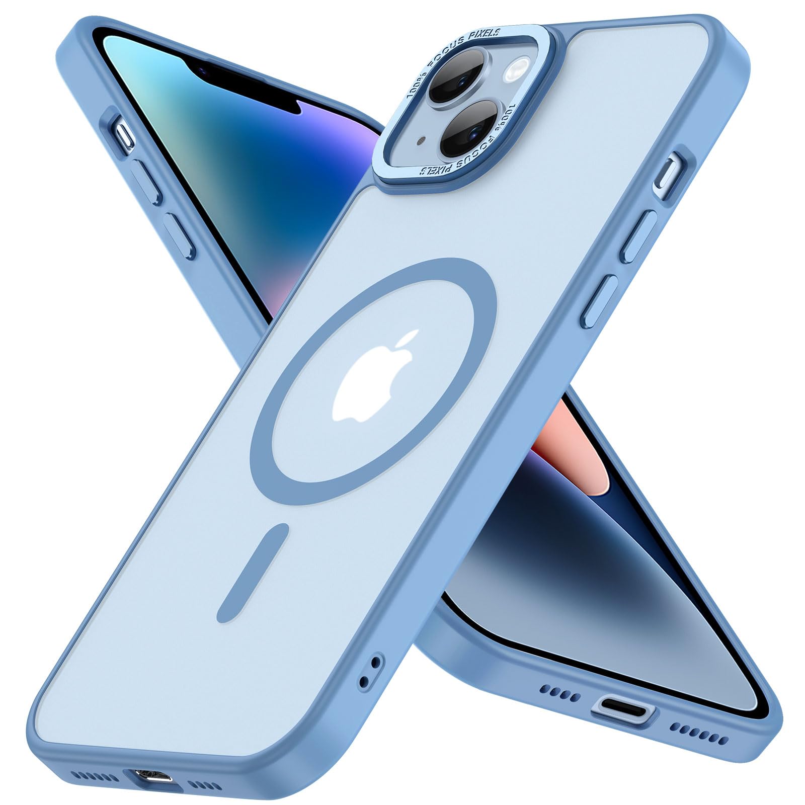 NEW'C Magnétique Coque pour iPhone 15 Plus, iPhone 14 Plus (6,7 Pouces), Compati