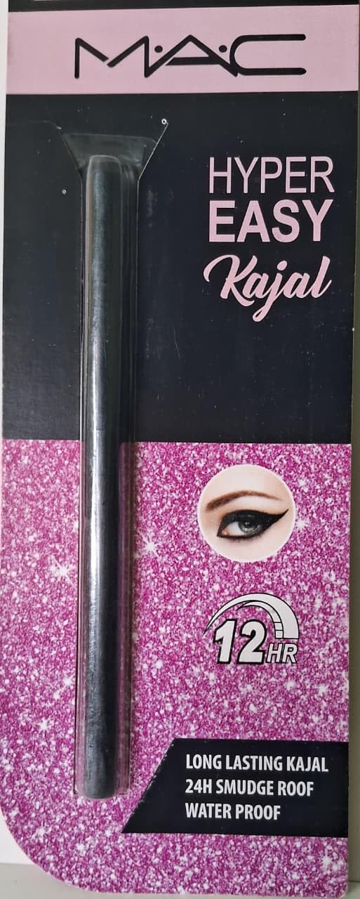 M·A·C Hyper Easy Kajal, Black, Long Lasting | 12 Hr Wear, 24H Smudge Proof, Waterproof Formula, Sharp Rounded Tip, Eye Pencil-image-33