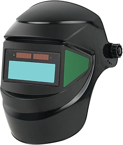 Dolity Casco de soldadura con oscurecimiento automático con energía solar, color real, sombra ancha 49-13, máscara de soldador para plasma TIG MIG
