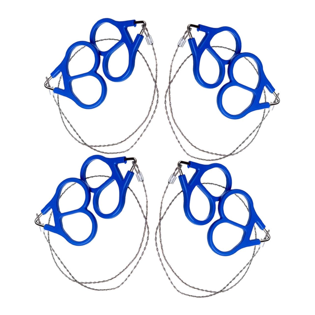 VICASKY 4pcs Portable Wire Saws for Outdoor Survival Lightweight Compact Design for Camping Gardening Cutting Tool for Fast Trimming Pruning