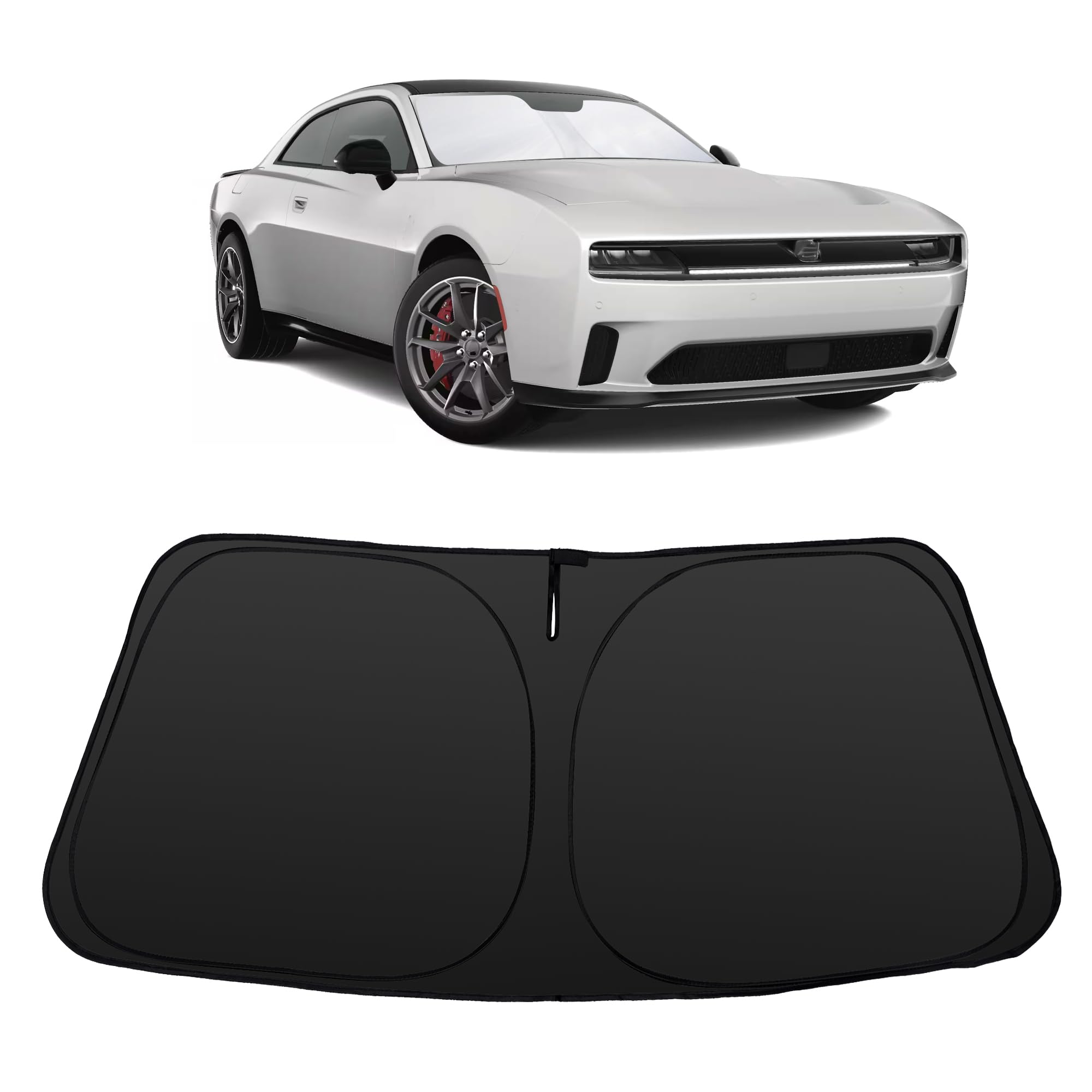 Windshield Sun Shade for 2011 2012 2013-2023 Charger Dodge