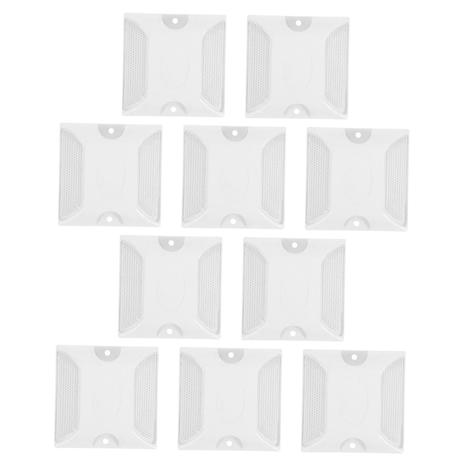 iplusmile 3 series Reflectores De Carretera Marcadores Reflectantes Para Garajes Marcadores De Entrada Reflectores De Alta Visibilidad Para Cruces 10 piezas x 3