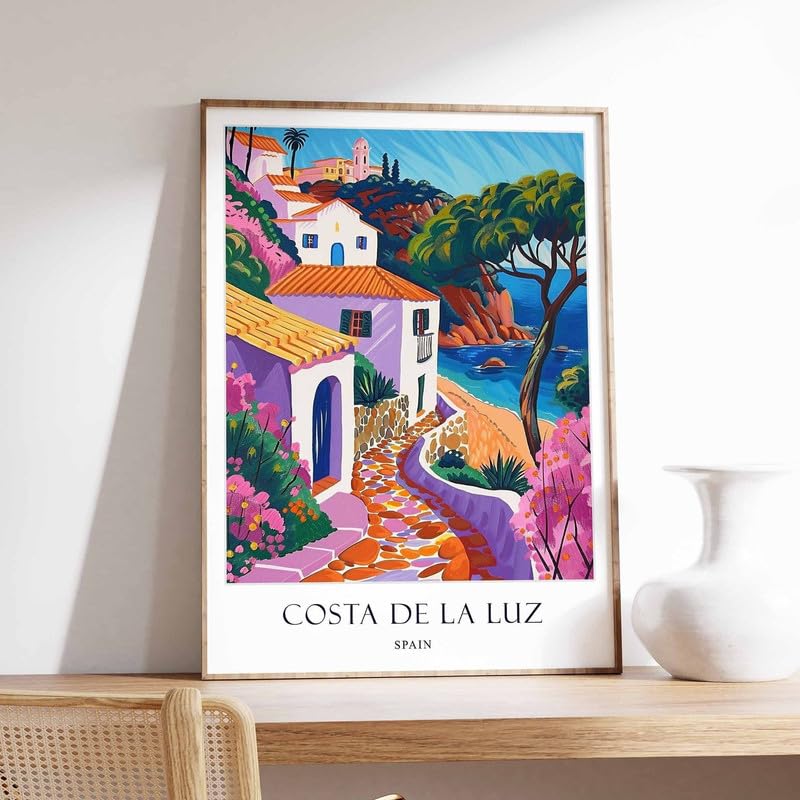 Poster Costa De La Luz pour rompre la monotonie avec une décoration murale inspirante