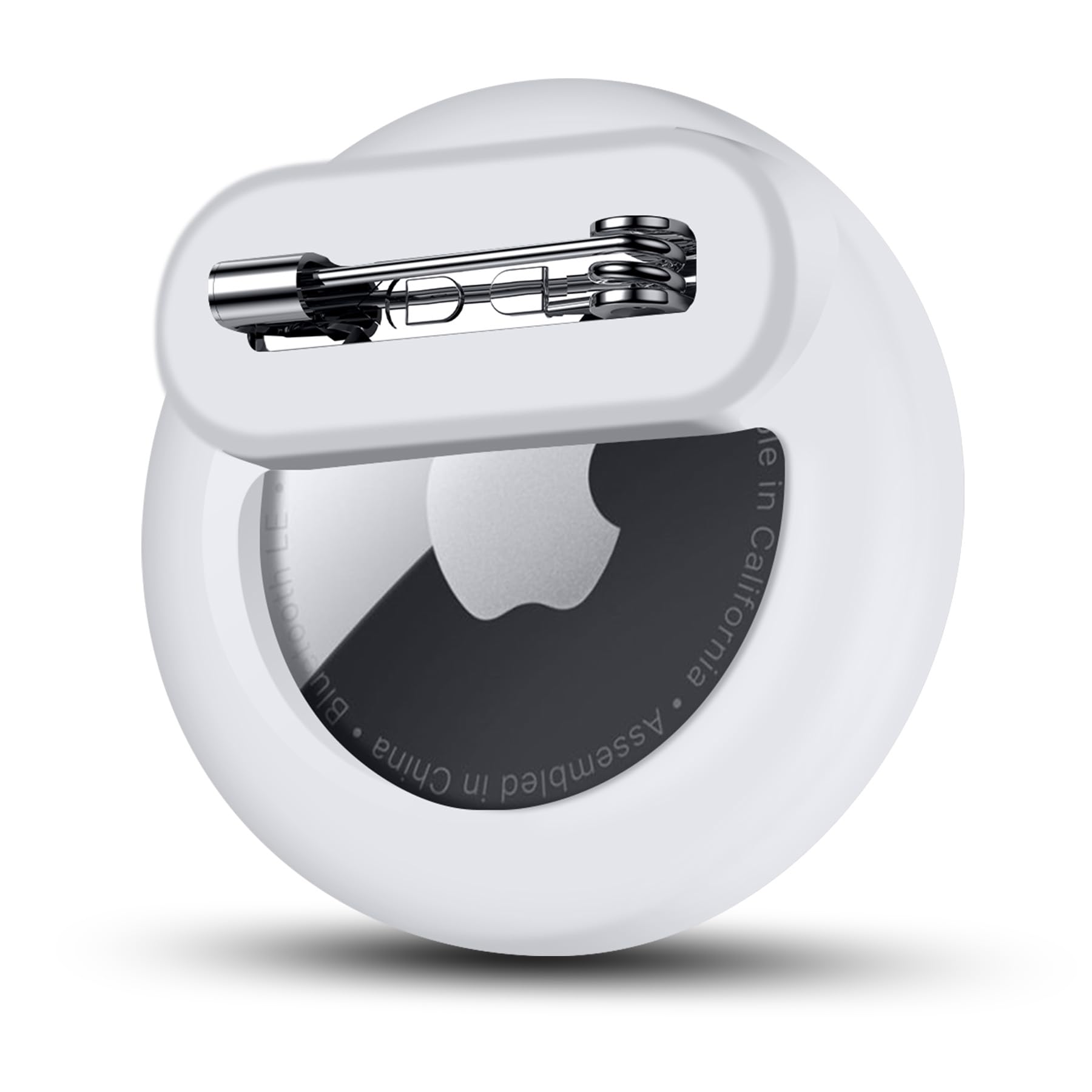 Supporto tracker per AirTag Gen 2/Gen 1 con pin, tracker GPS leggero nascosto sicuro per bambini, compatibile con Apple AirTag 2/1, per bambini, anziani, collare per animali domestici, scarpe