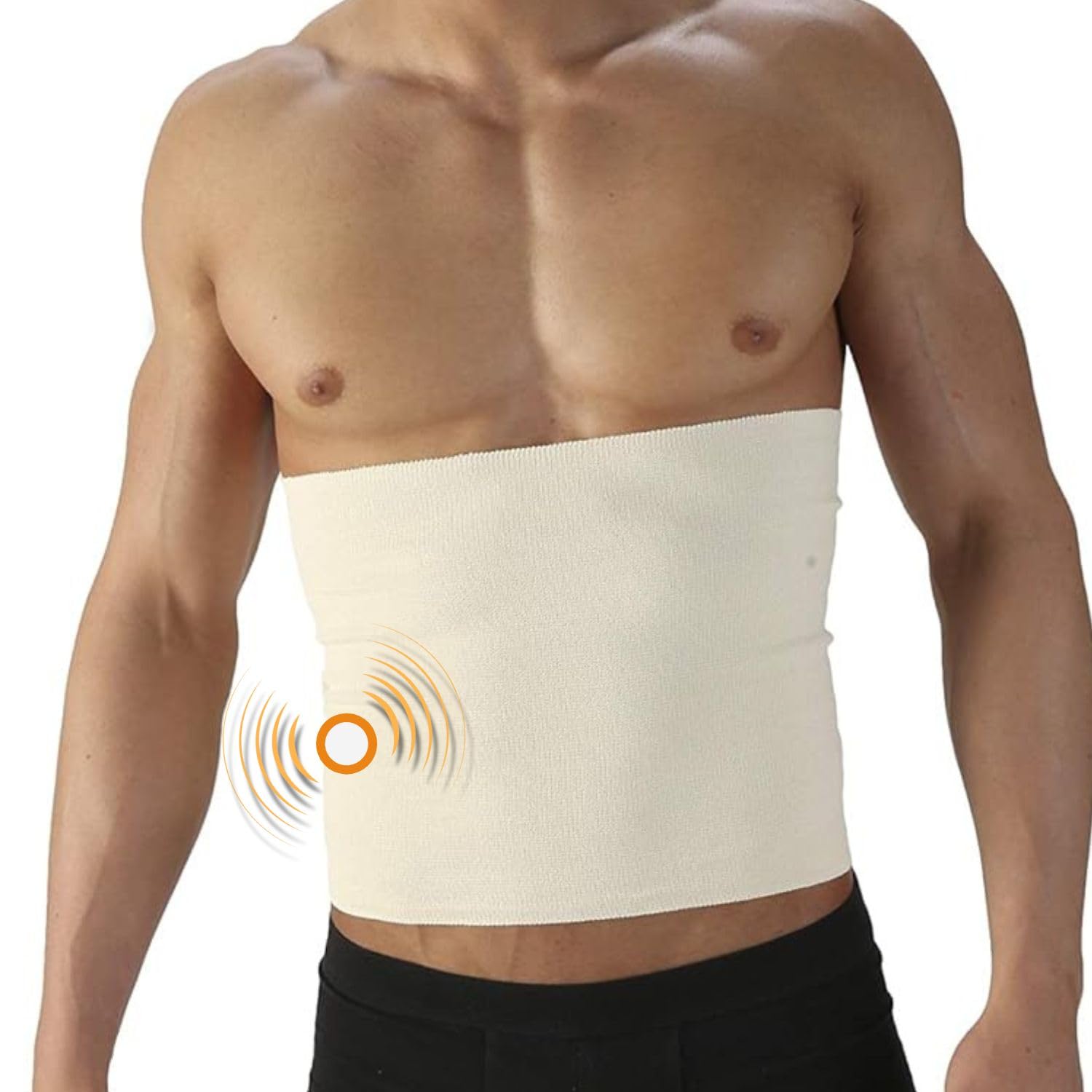 Spikenergy Rückenstützgürtel Damen, Herren, Elektromagnetische Therapie - H 32 cm Rückenbandage für Rückenschmerzen, Rückengurt, Medizinischer Selbstbehalt, Made in Italy