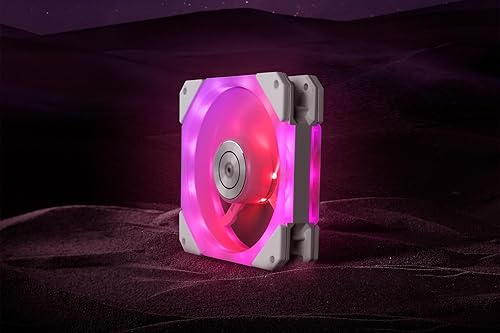 Miniatura 6 de EK EKWB Quantum Impulse 120 D-RGB - Ventilador de 4.724 in, 400-1800 RPM, color blanco