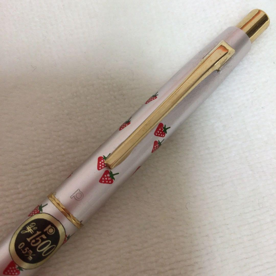 Amazon.co.jp: プラチナ シャーペン 0.5mm いちご 苺 ピンク : 文房具