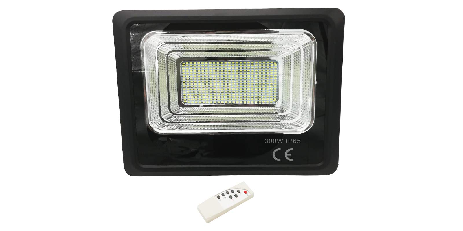 Faro LED 600W A Energia Solare Con Pannello E Telecomando – Esterno Giardino, IP65 Con Sensore Crepuscolare E Batteria Integrata