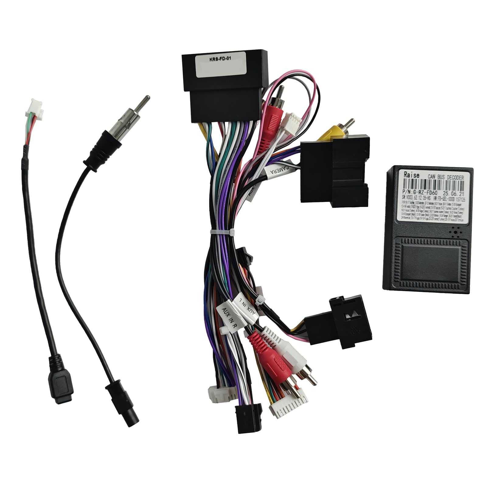 URVOLAX #8 CAN-Bus-Adapter für Ford Transit Custom 2012-2018, kompatibel mit Android Autoradio