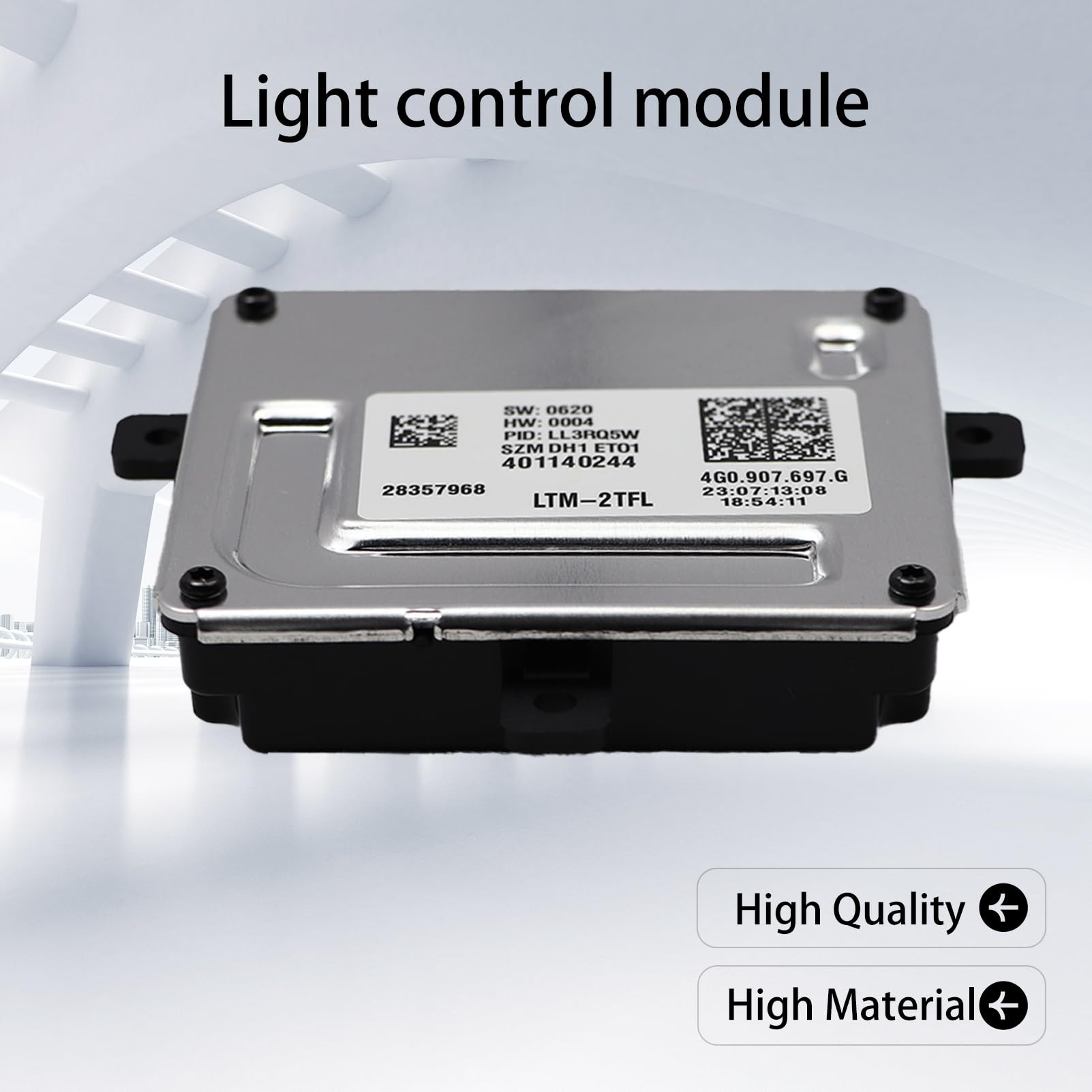 Module de contrôle de la lumière Stabilisateur 4G0907697G Contrôleur LED de phare de jour pour Amarok Caddy Golf 7 Sportsvan T5 T6 Polo Sharan Contrôleur de phare Module de puissance LTM-2TFL