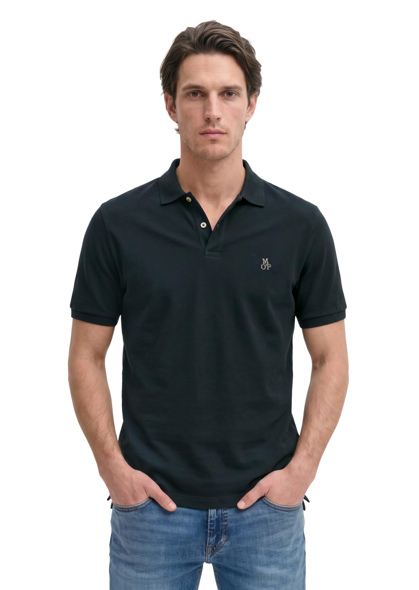 Marc O'Polo B21223053092, Camiseta Hombre, Azul, M
